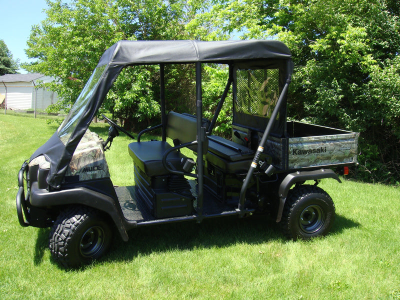Load image into Gallery viewer, Kawasaki Mule 3000/3010 Trans - Vinyl Windshield/Top/Rear Combo