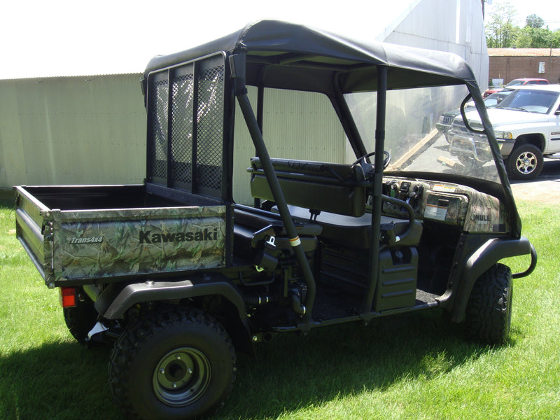 Load image into Gallery viewer, Kawasaki Mule 3000/3010 Trans - Vinyl Windshield/Top/Rear Combo
