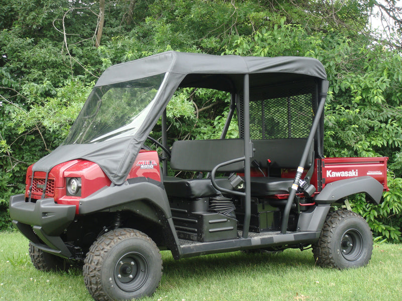 Load image into Gallery viewer, Kawasaki Mule 4000/4010 Trans - Vinyl Windshield/Top/Rear Combo