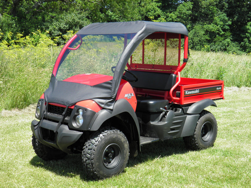 Load image into Gallery viewer, Kawasaki Mule 600/610 - Vinyl Windshield/Top Combo