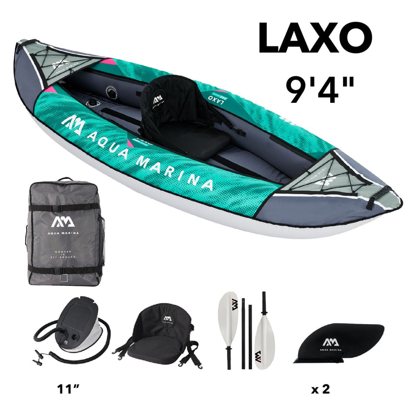 Load image into Gallery viewer, Aqua Marina LAXO 9'4" Inflatable Recreational Kayak