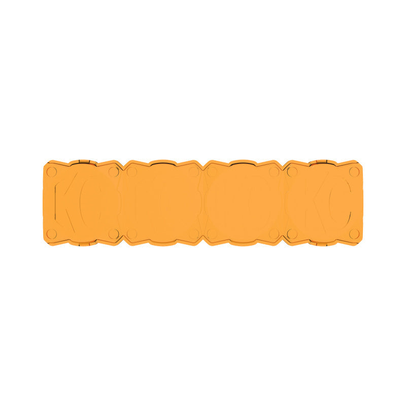 Load image into Gallery viewer, KC HiLiTES FLEX ERA LED Light Bar 10in. Light Shield - Amber (SHIELD ONLY)