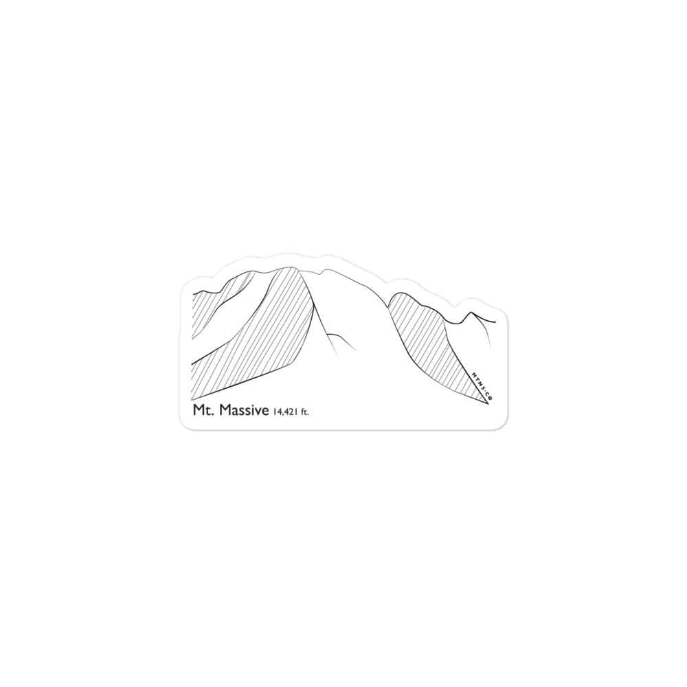 Mt Massive Sticker