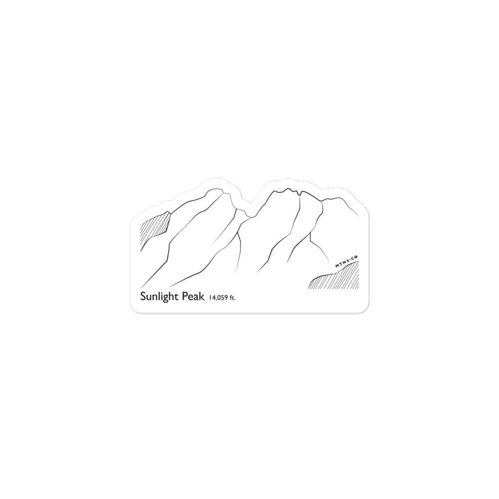 Sunlight Peak Sticker