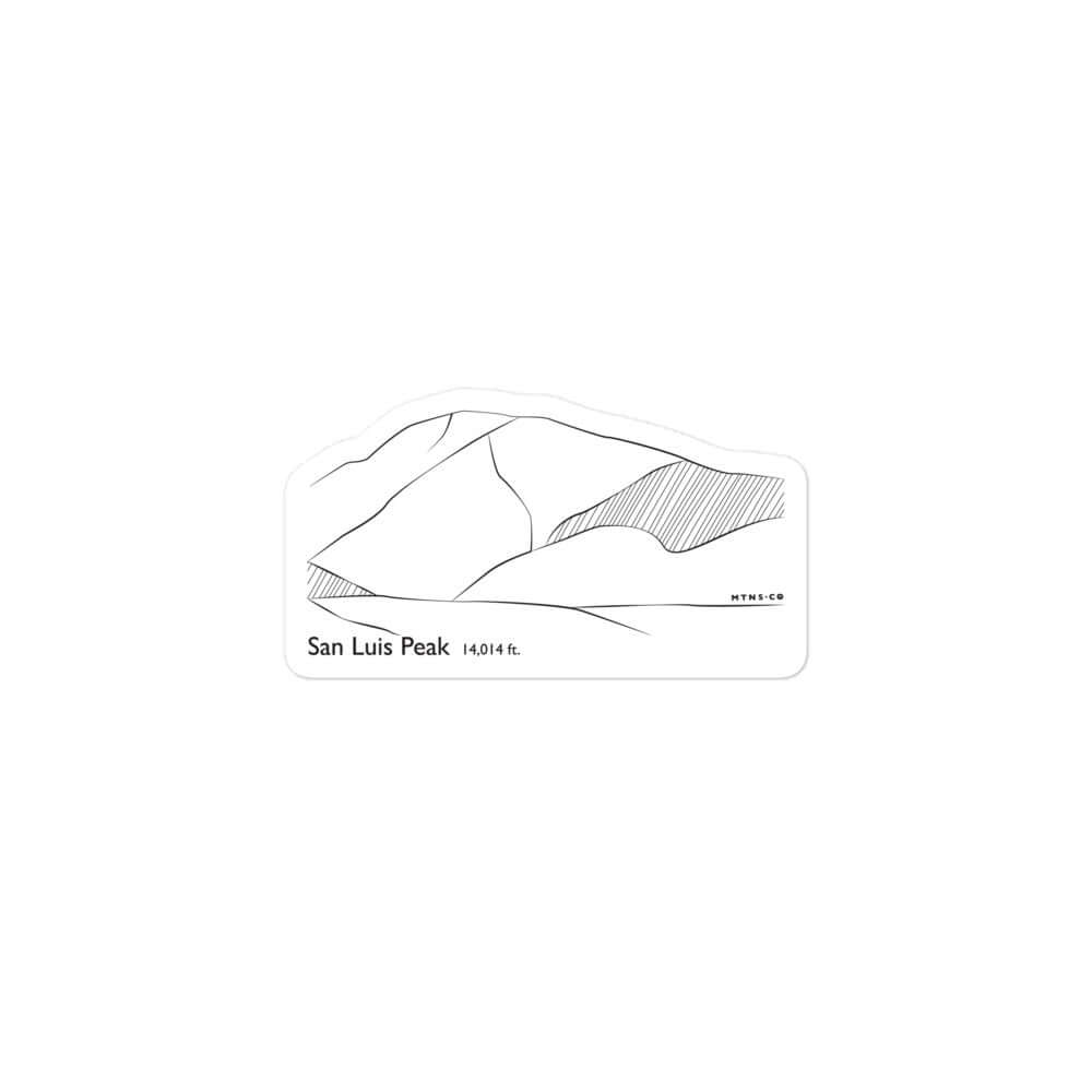 San Luis Peak Sticker