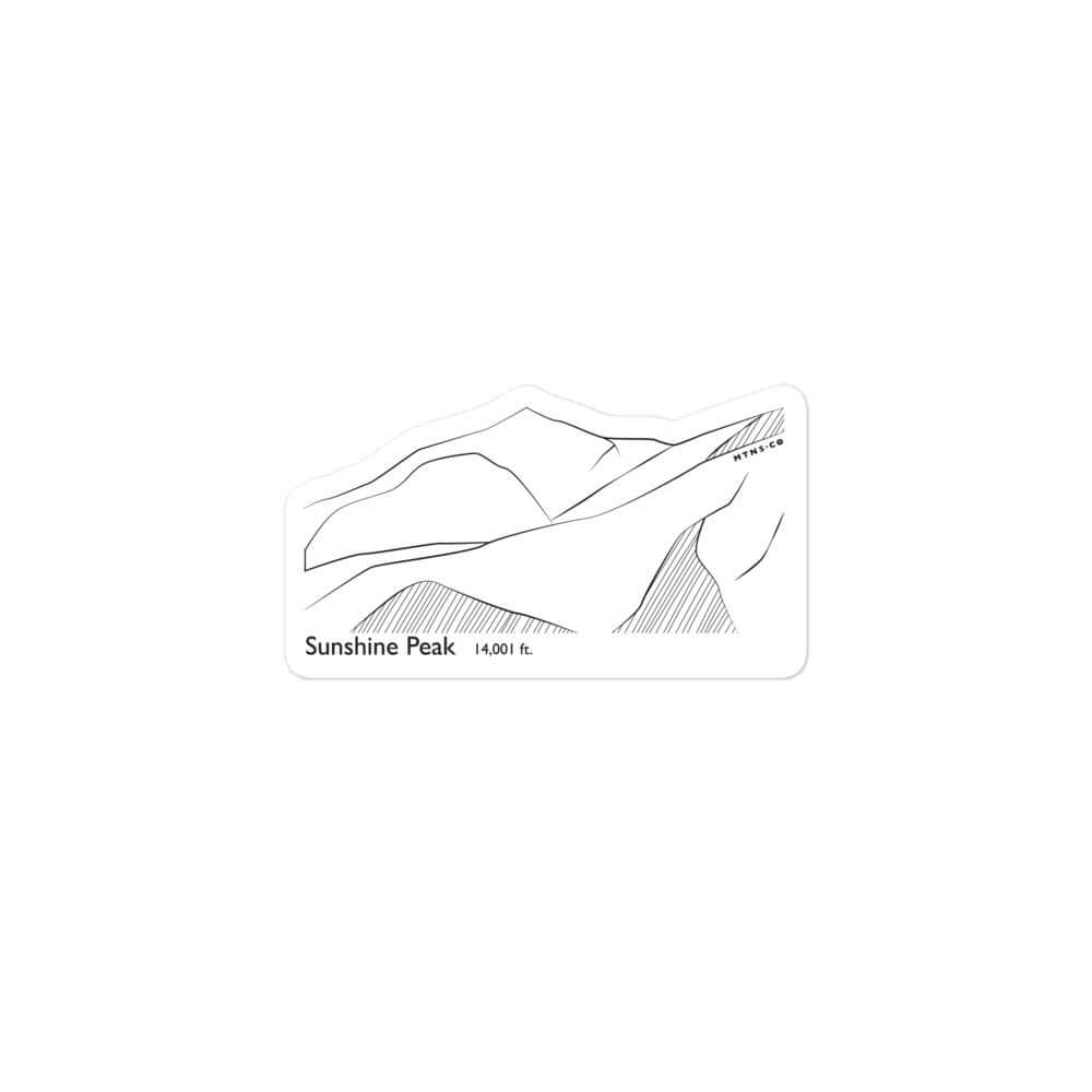 Sunshine Peak Stickers