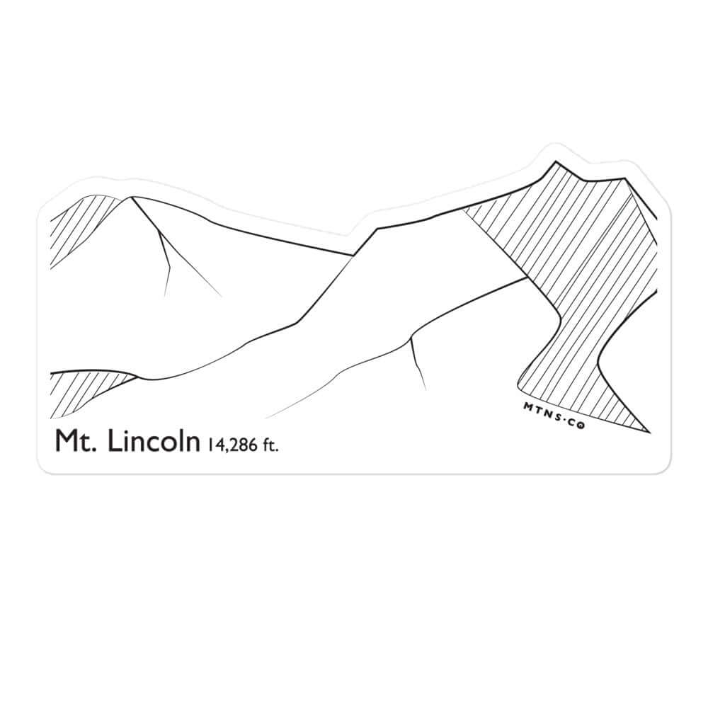 Mt Lincoln Sticker