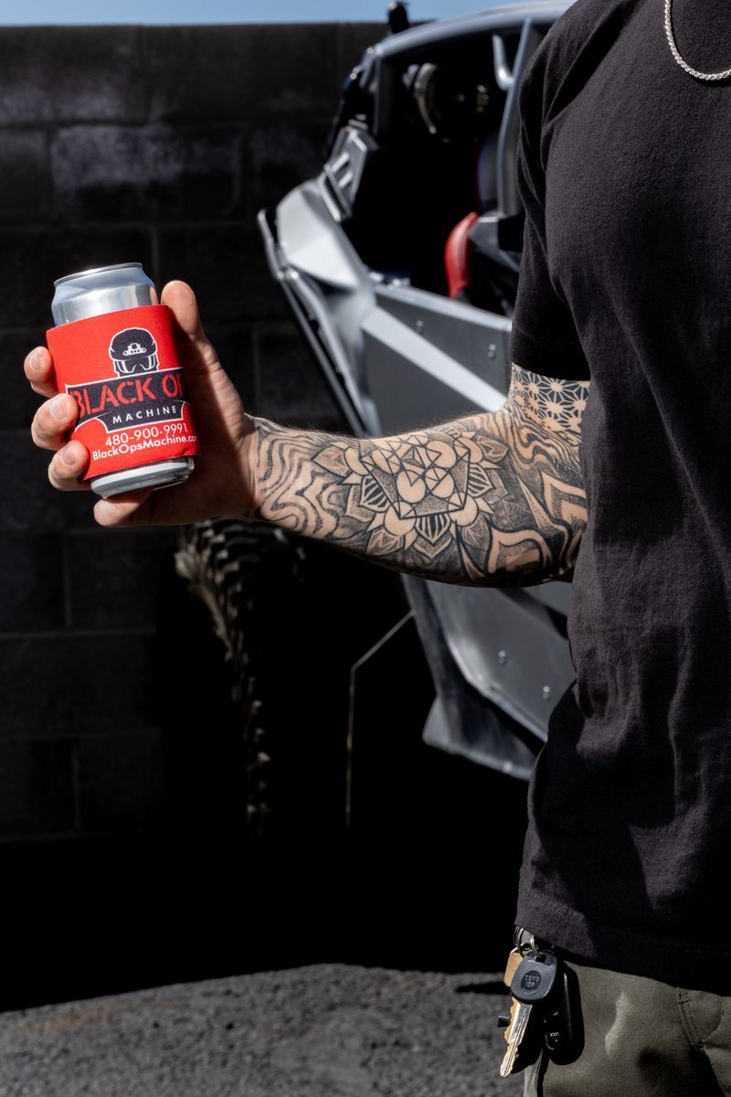 Load image into Gallery viewer, Black Ops Machine Slap Koozie