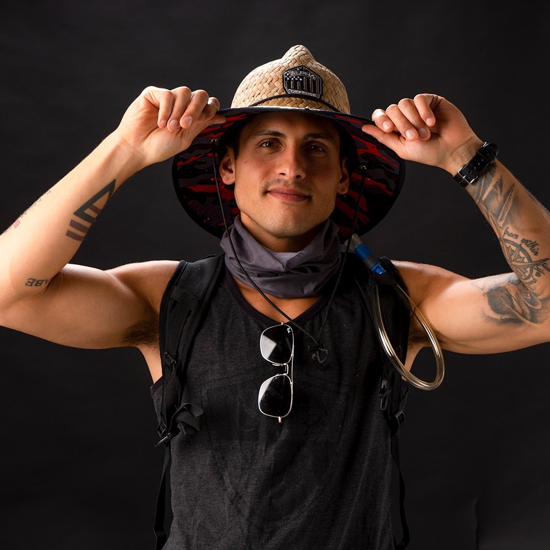 Ladder Under Brim Straw Hat