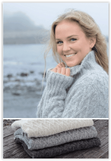 Load image into Gallery viewer, Lattice Cable Mock Sweater