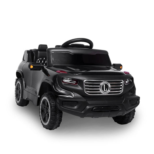 Leadzm 6V Electric Ride-On Truck for Kids with Remote Control, LED Lights, and Seat Belt