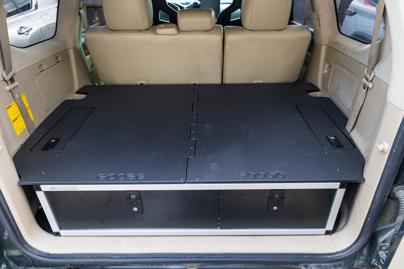 Load image into Gallery viewer, Lexus GX470 2002-2009 1st Gen. - Side x Side Drawer Module with Fitted Top Plate - 41-3/8"W x 10"H x 36"D