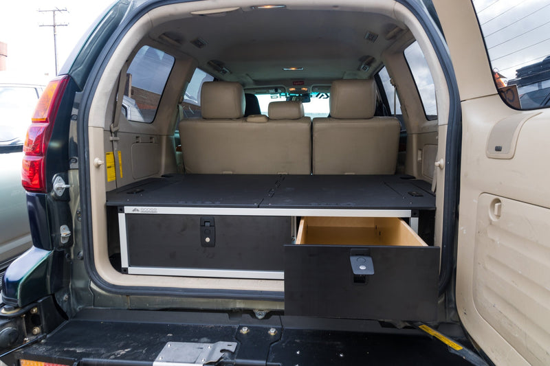Load image into Gallery viewer, Lexus GX470 2002-2009 1st Gen. - Side x Side Drawer Module with Fitted Top Plate - 41-3/8"W x 10"H x 36"D