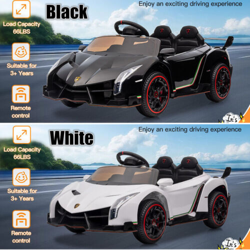 Licensed Lamborghini Electric Ride-On Car for Kids with MP3 and Remote Control - 12V