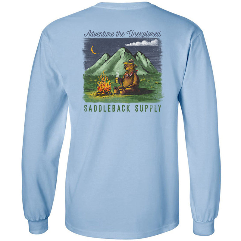 Load image into Gallery viewer, Camping Bear Long Sleeve Tee