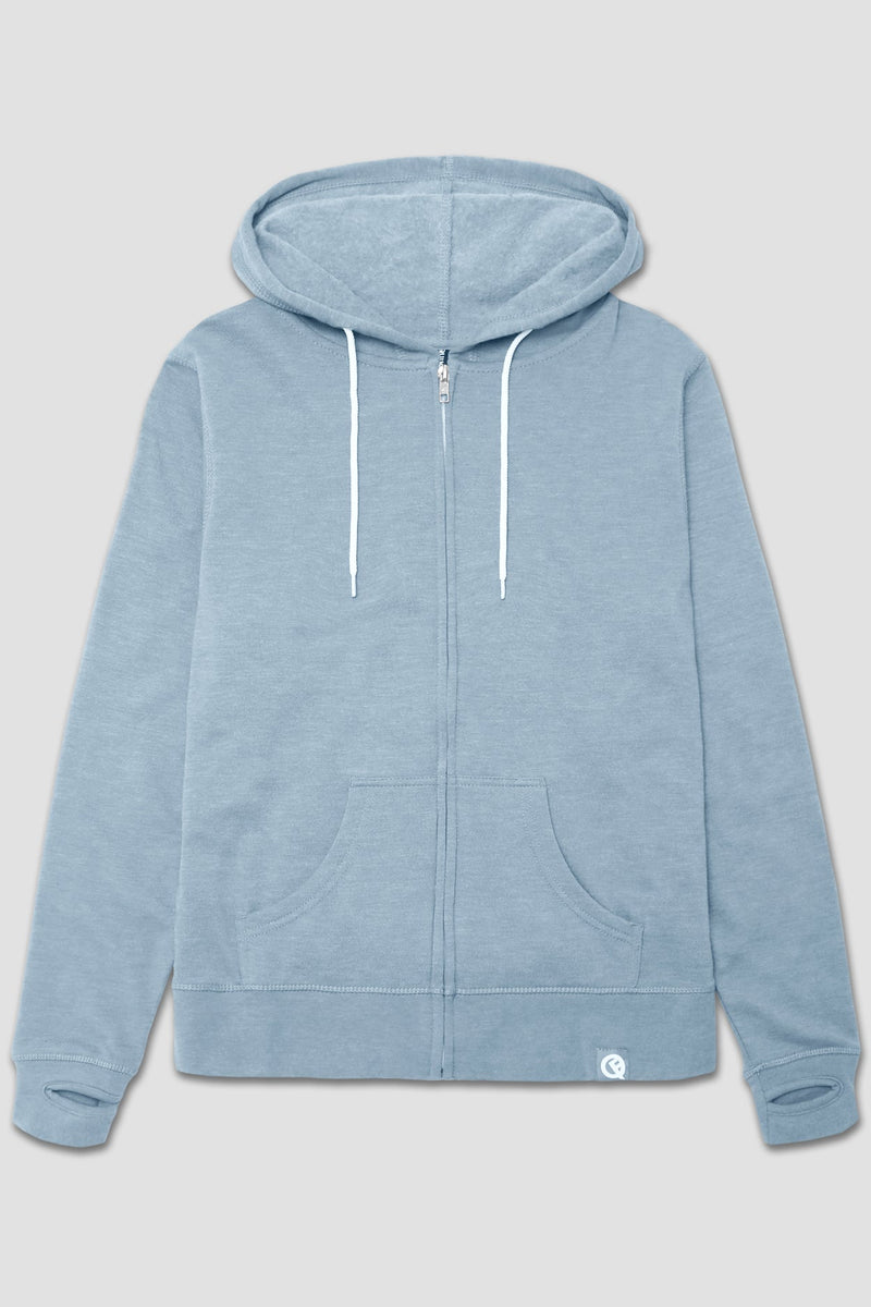 Load image into Gallery viewer, Women's Hero Hoodie Lite (Misty Blue)