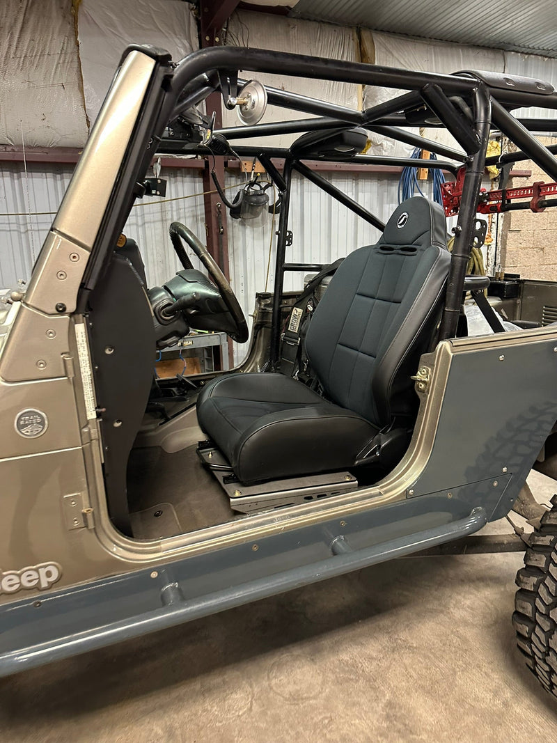 Load image into Gallery viewer, "Big and Tall" Seat Lowering Brackets for Jeep TJ Wrangler