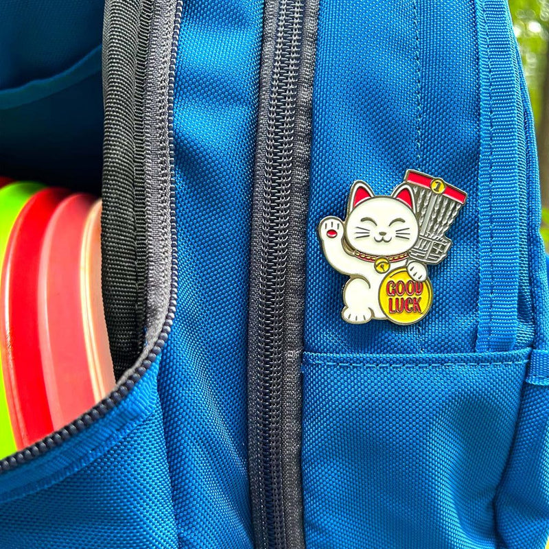 Load image into Gallery viewer, Lucky Cat Pin - Metal Butterfly