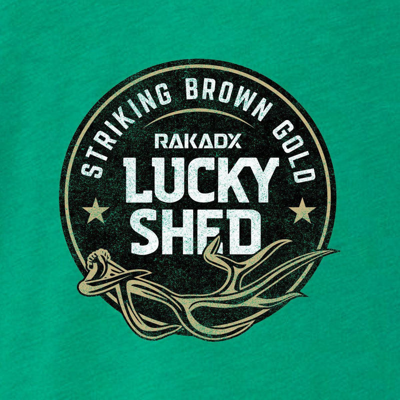 Load image into Gallery viewer, Lucky Shed Brown Gold Tee