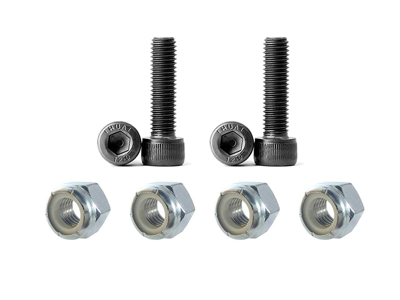 Load image into Gallery viewer, Stainless steel socket head Allen screws w/nylon lock nuts (pack of four)