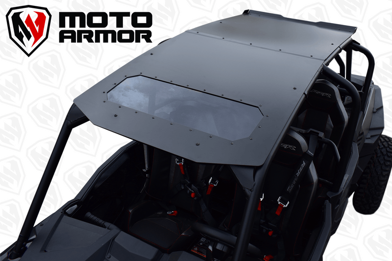 Load image into Gallery viewer, Aluminum Roof (With Sunroof) RZR Turbo S 4 Seat Black