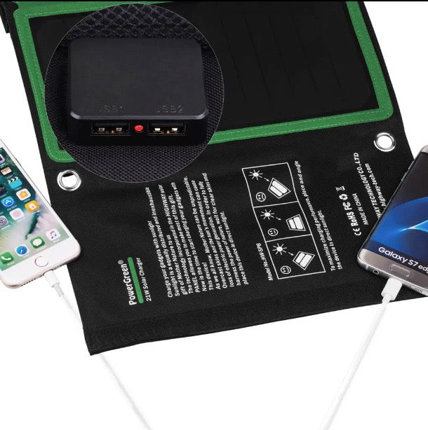 Load image into Gallery viewer, Emergency 21W Solar Panel Charger
