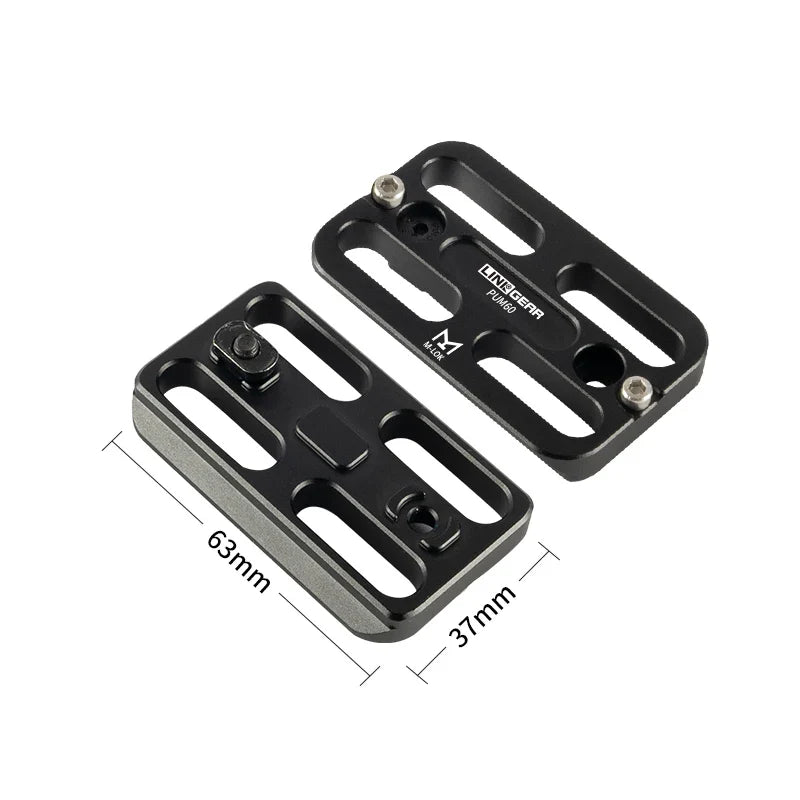 Load image into Gallery viewer, LINKOGEAR Arca Swiss M-LOK Plate PUM60 Tripod Adapter