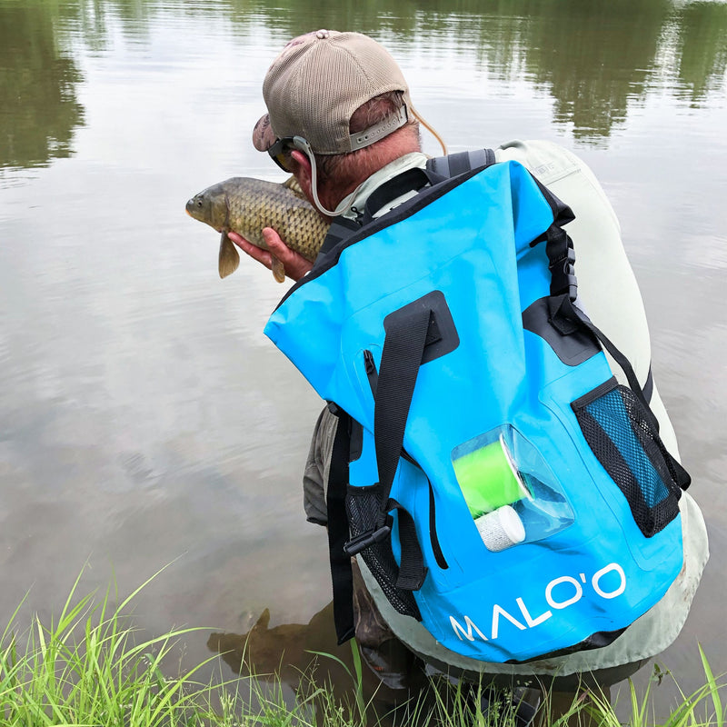 Load image into Gallery viewer, 30L Waterproof Backpack – Roll-Top Dry Bag for Beach, Travel & Outdoor Gear