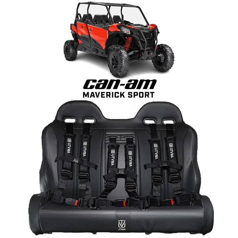 Load image into Gallery viewer, Maverick Sport Max Rear Bench with Harnesses (2019+)