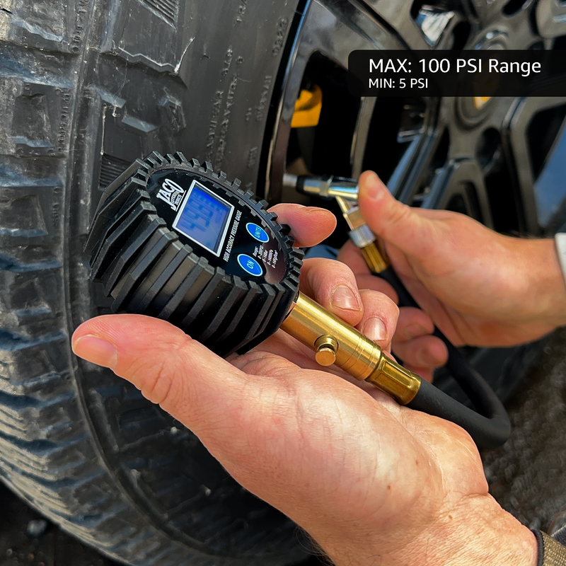 Load image into Gallery viewer, ElitePro™ Digital Tire Pressure Gauge - Professional Accuracy - 100 PSI