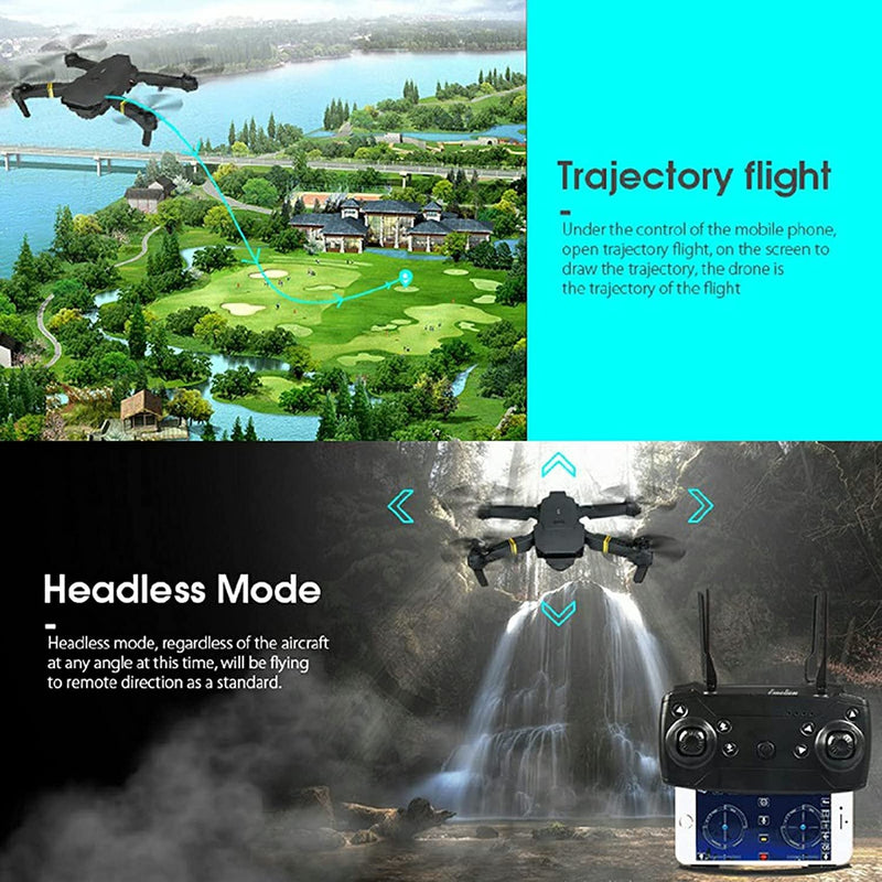 Load image into Gallery viewer, 4K HD Dual Camera RC FPV WiFi Portable Wide Angle Foldable Quadcopter Drone
