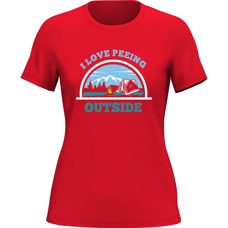 Load image into Gallery viewer, I Love Peeing Outside T-Shirt for Women