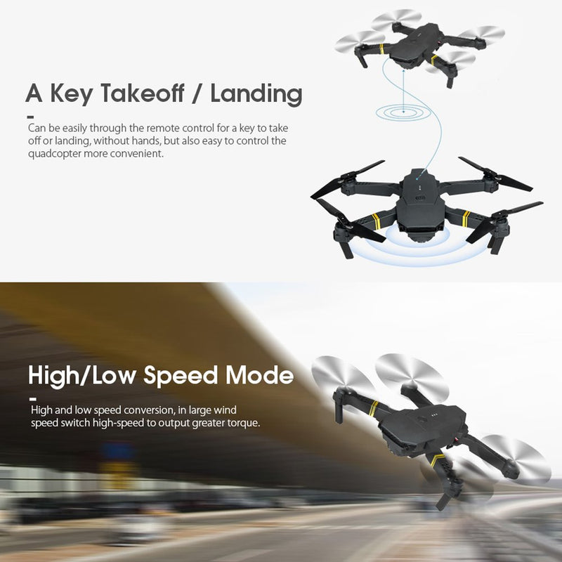 Load image into Gallery viewer, 4K HD Dual Camera RC FPV WiFi Portable Wide Angle Foldable Quadcopter Drone