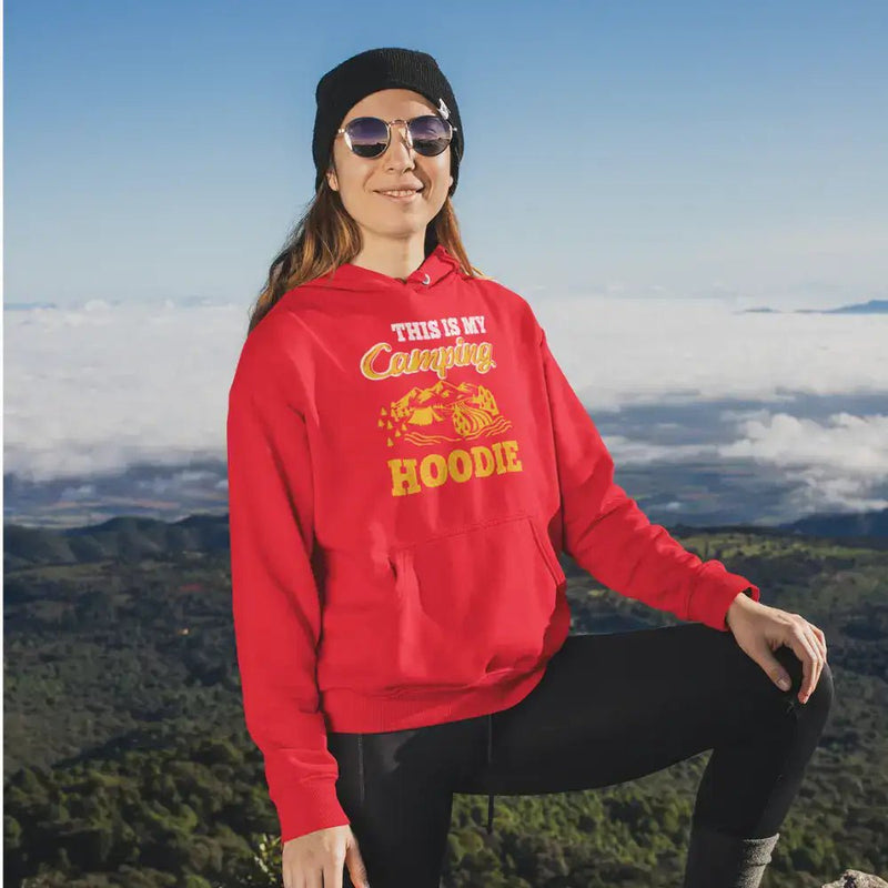 Load image into Gallery viewer, This Is My Camping Adult Women Fleece Hoodie