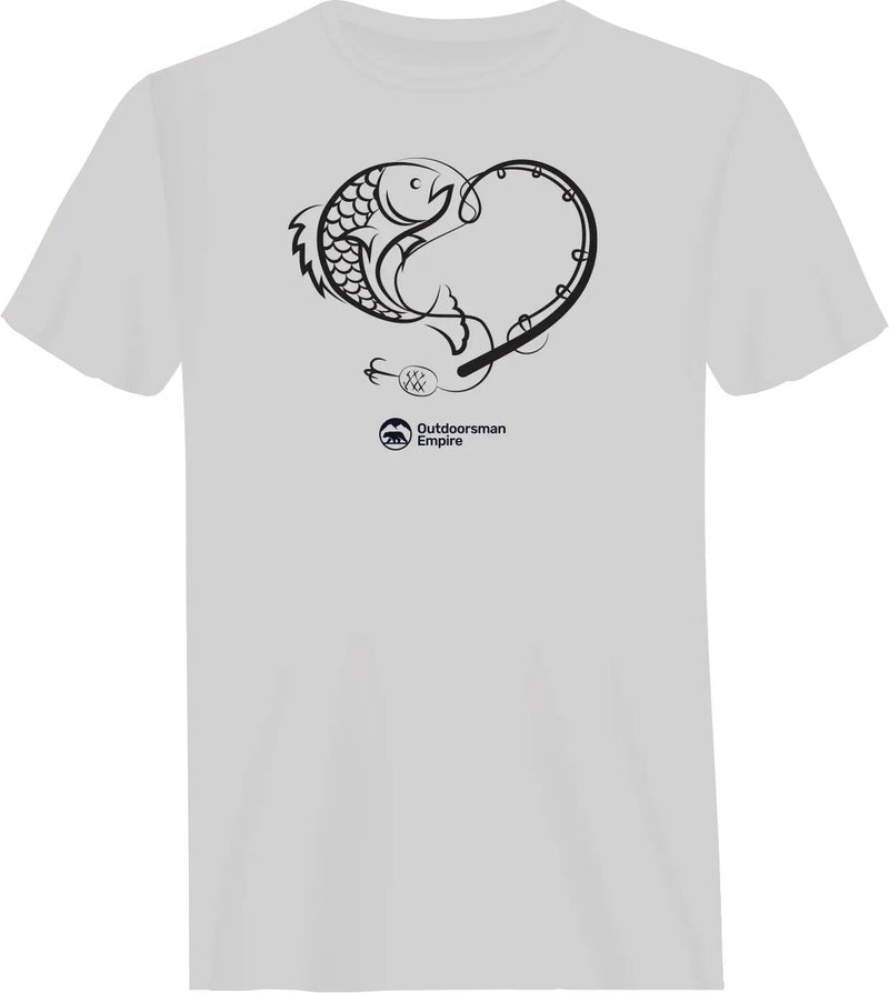 Load image into Gallery viewer, Fishing Heart Man T-Shirt
