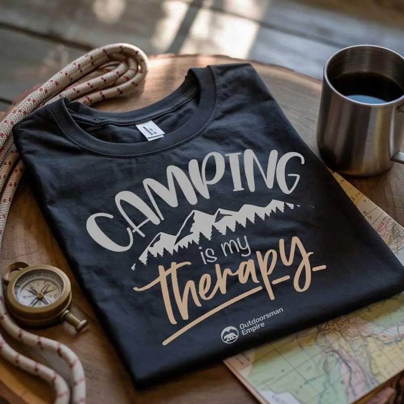 Load image into Gallery viewer, Camping Is My Therapy Unisex T-Shirt