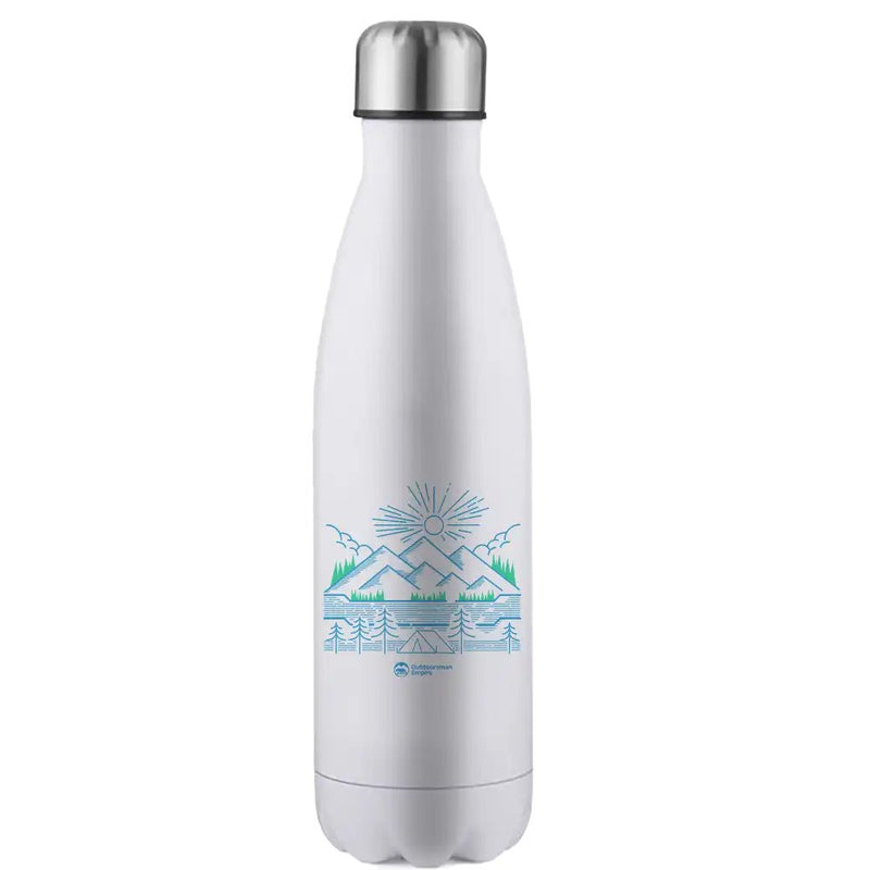 Load image into Gallery viewer, Camping Lines 17oz Stainless Water Bottle