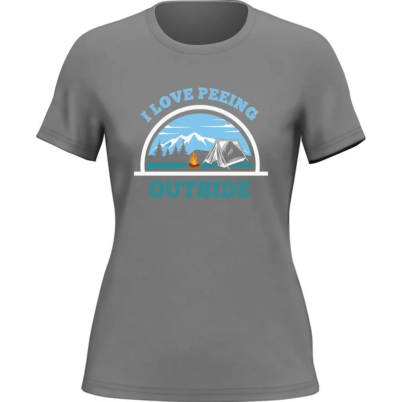 Load image into Gallery viewer, I Love Peeing Outside T-Shirt for Women