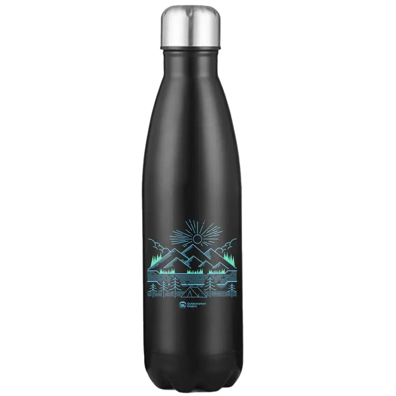 Load image into Gallery viewer, Camping Lines 17oz Stainless Water Bottle