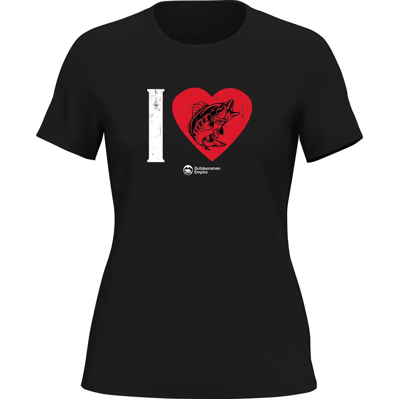 Load image into Gallery viewer, I love Fishing T-Shirt for Women