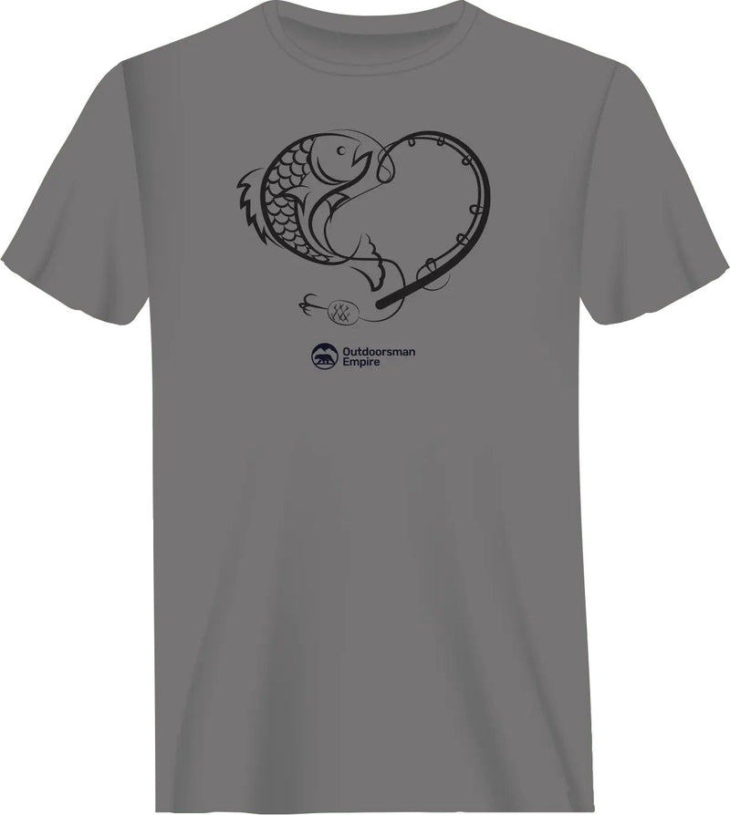 Load image into Gallery viewer, Fishing Heart Man T-Shirt
