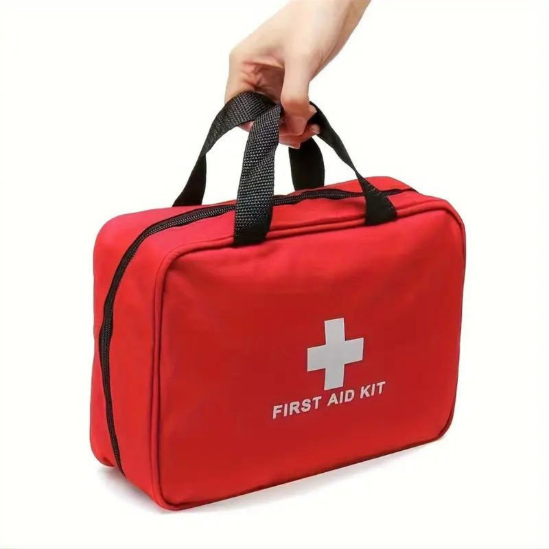 Load image into Gallery viewer, 173pcs Large First Aid Kit: Portable Bag For Outdoor Hunting, Hiking, Camping And More - Including Emergency Supplies!
