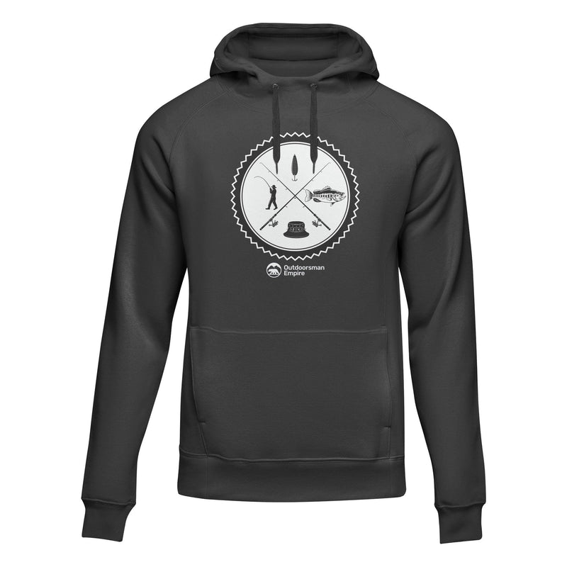 Load image into Gallery viewer, Fishing Vintage v2' Adult Fleece Hoodie