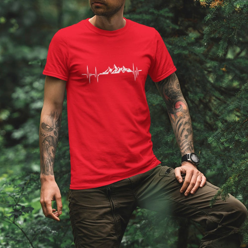 Load image into Gallery viewer, Mountains Heartbeats Unisex T-Shirt