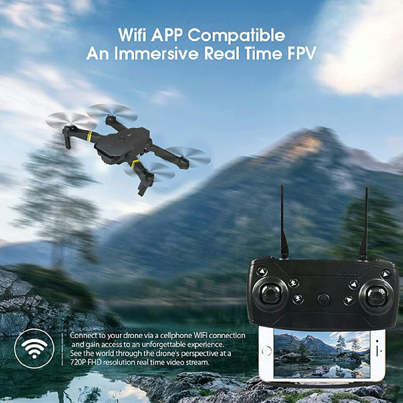 Load image into Gallery viewer, 4K HD Dual Camera RC FPV WiFi Portable Wide Angle Foldable Quadcopter Drone