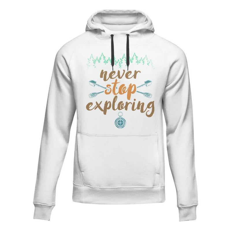 Load image into Gallery viewer, Never Stop Exploring Adult Fleece Hoodie