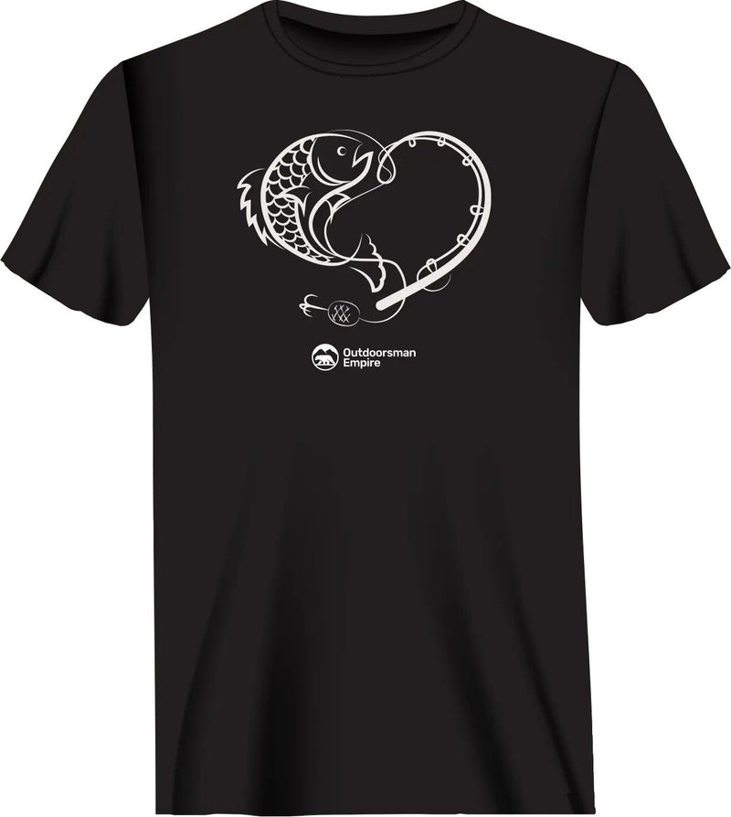 Load image into Gallery viewer, Fishing Heart Man T-Shirt