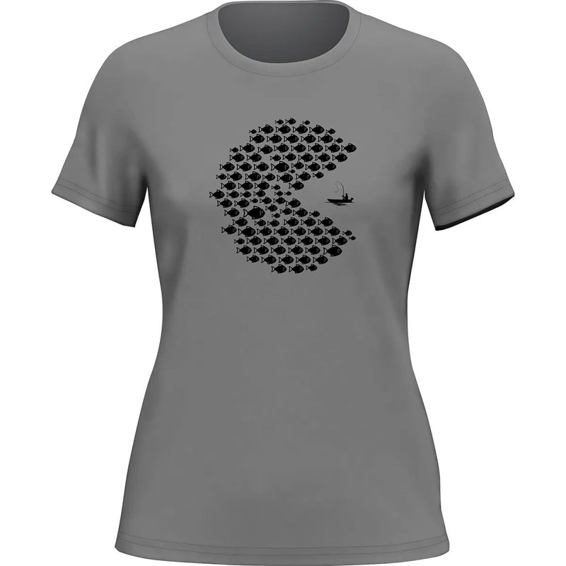 Load image into Gallery viewer, Fishing Pacman Style T-Shirt for Women
