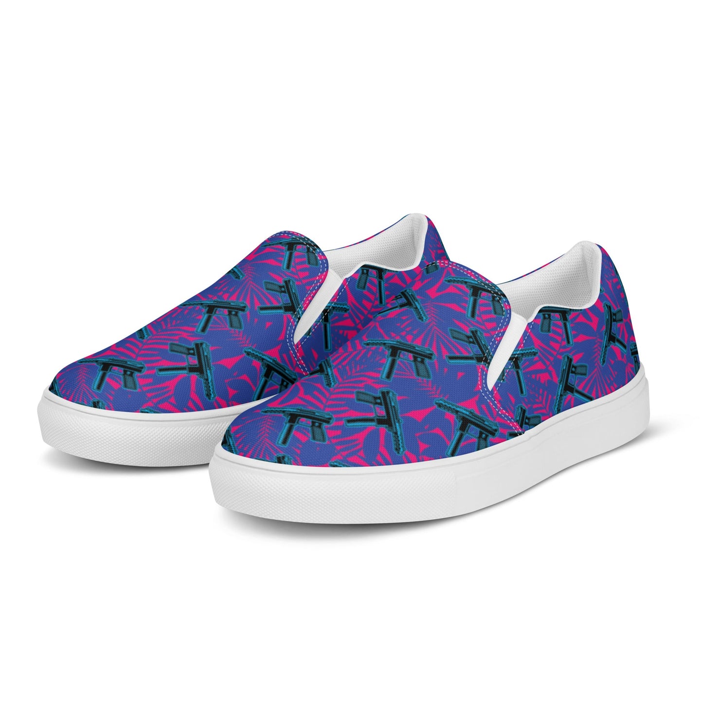 Rad Palm 9 Lives Men’s Slip On Canvas Shoes