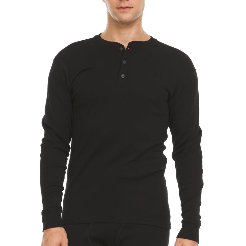 Load image into Gallery viewer, Men's Midweight Merino Wool Henley | 100% Merino Wool